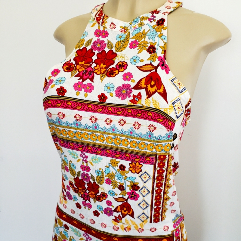 H&M Floral Print Maxi Dress - Multicolor
